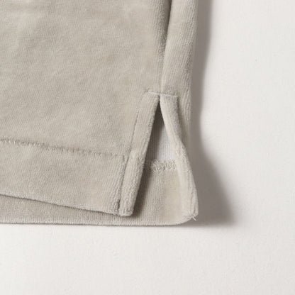 23SS ベロア スキッパー ポロシャツ (swich rib S/S skipper AL23S-CT04)