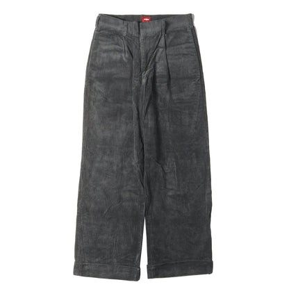 コーデュロイ ルーズ スラックス パンツ (loose slacks corduroy order-014)