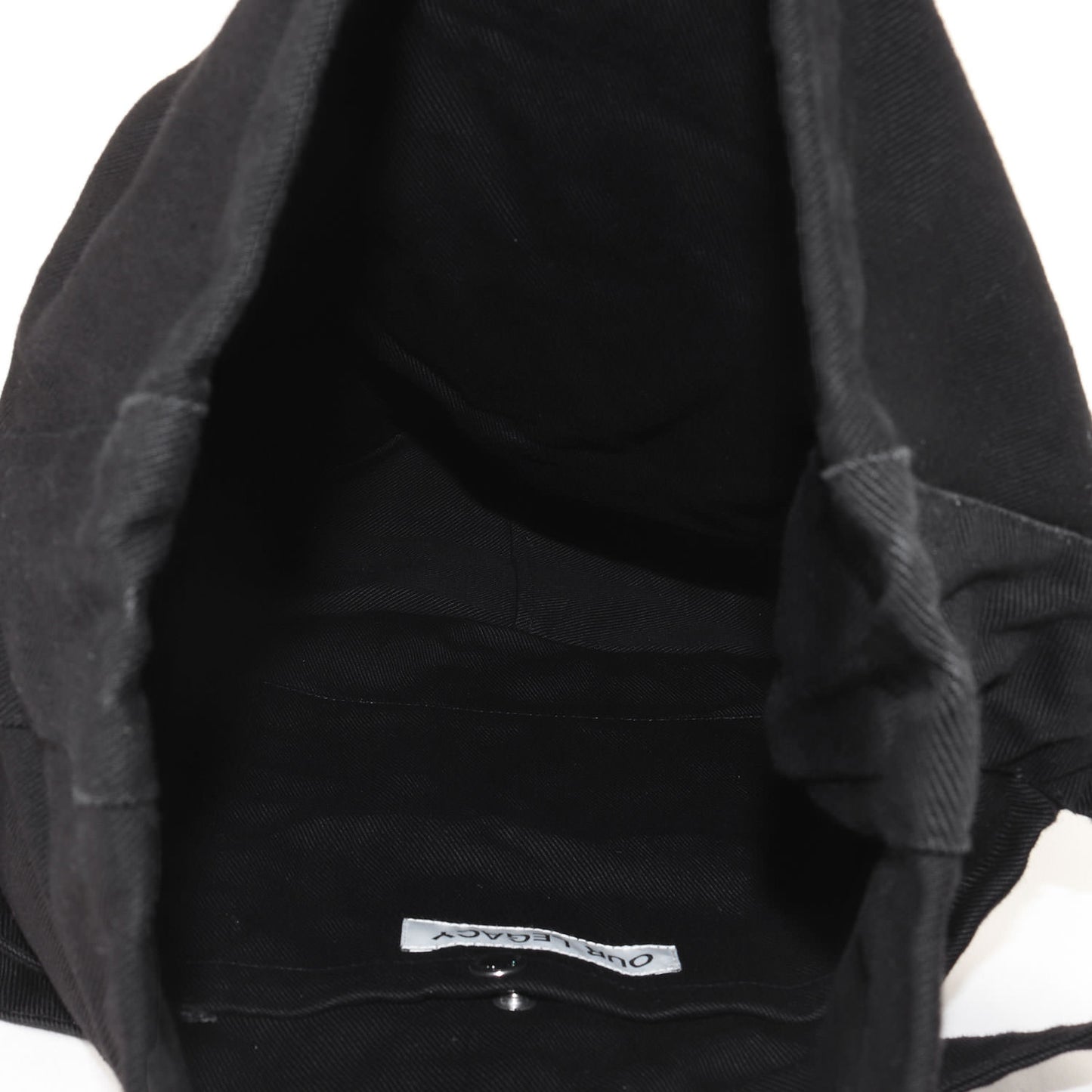 24AW ウォッシュド加工 ブラックデニム ショルダー バッグ (SLING BAG A4218SBD)