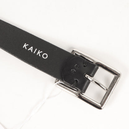 スクエアバックル カウレザー ベルト (THE BELT KAIKO-BT-001) / MADE IN JAPAN