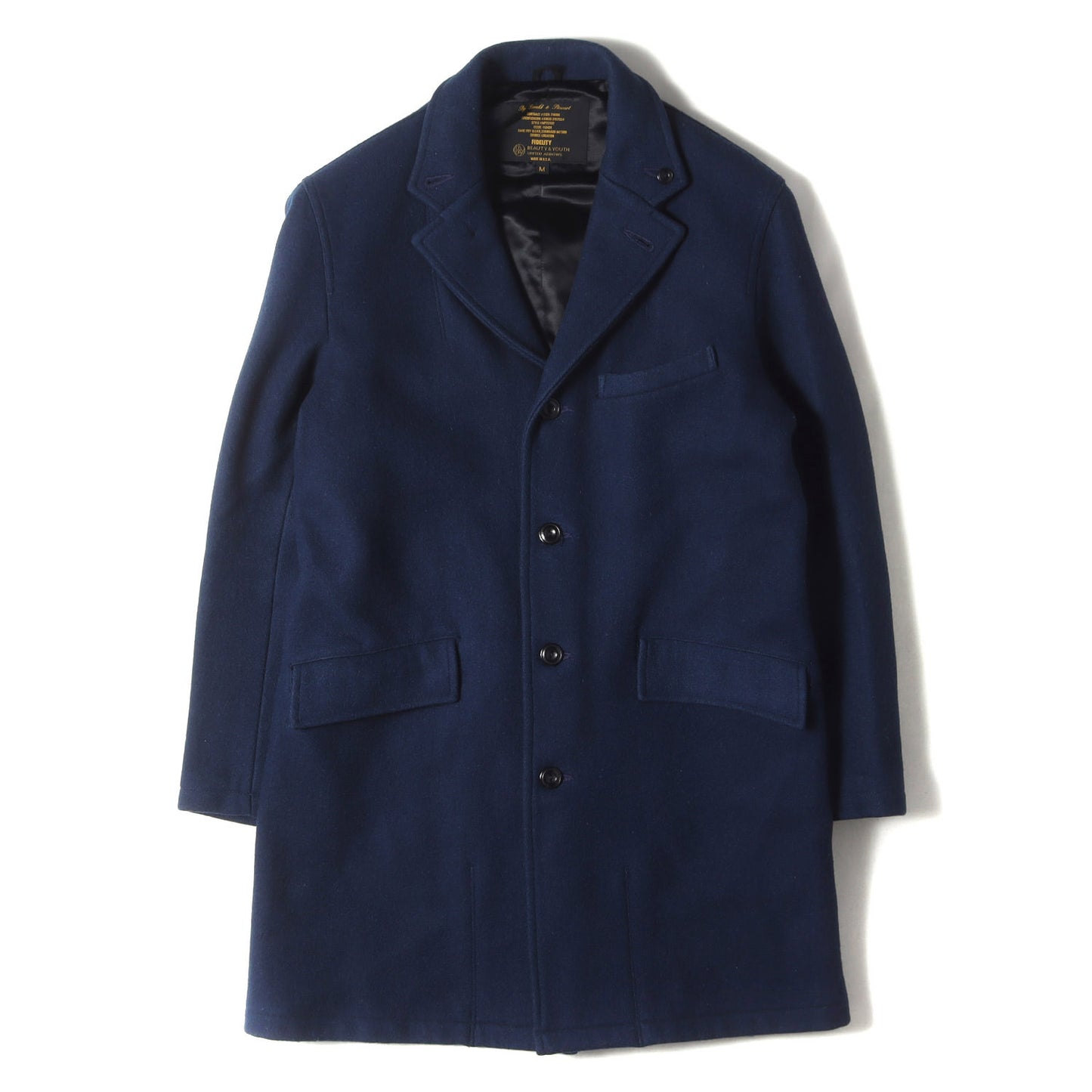 × UNITED ARROWS メルトン 4B チェスターコート / MADE IN USA