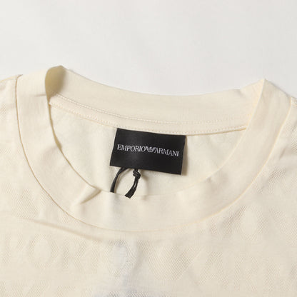 24SS ロゴ イーグルマーク ジャガード Tシャツ (3D1TH5 1JORZ)