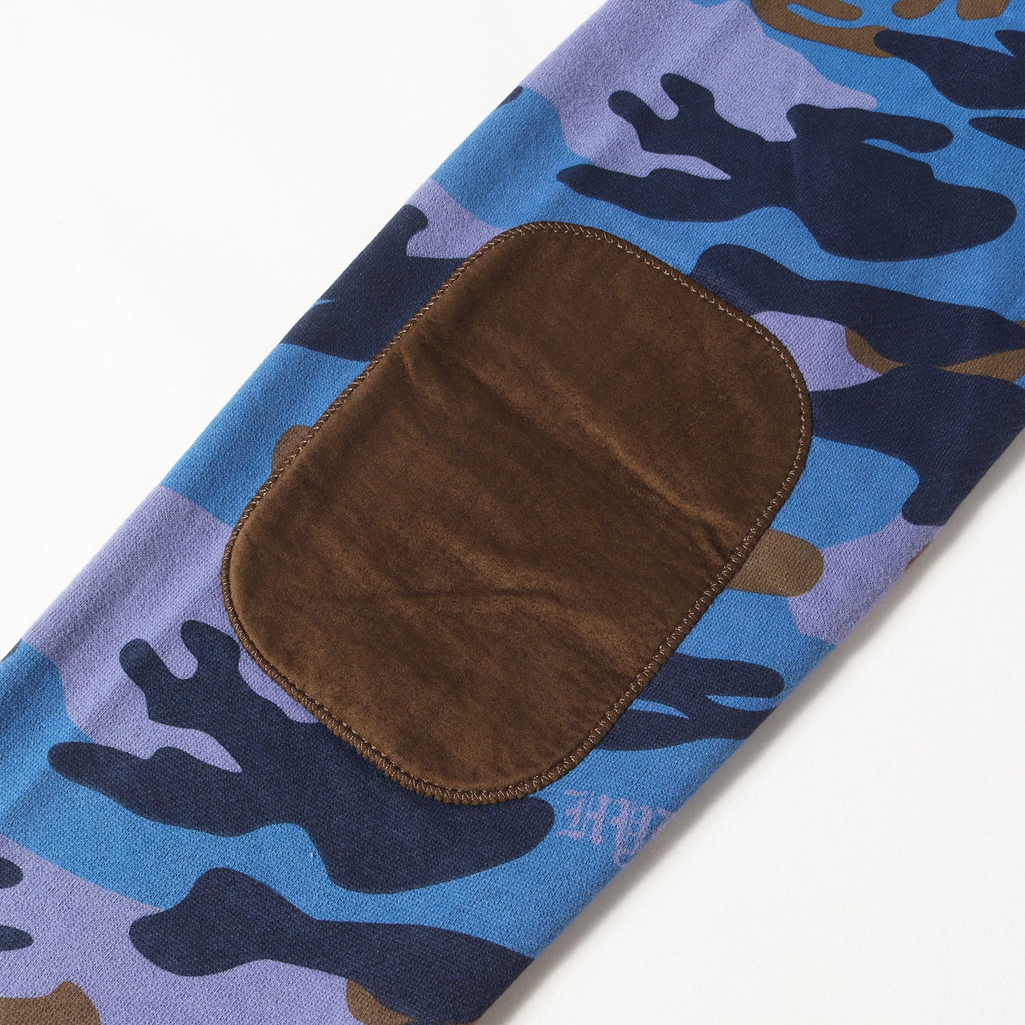 パイレーツスカル ワッペン カモ ハイネック スウェット トラック ジャケット / 裏起毛