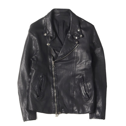 ソリッドワックス レザー ダブル ライダース ジャケット (Domestic Solid Waxed Kip Double Riders Jacket STL-027)
