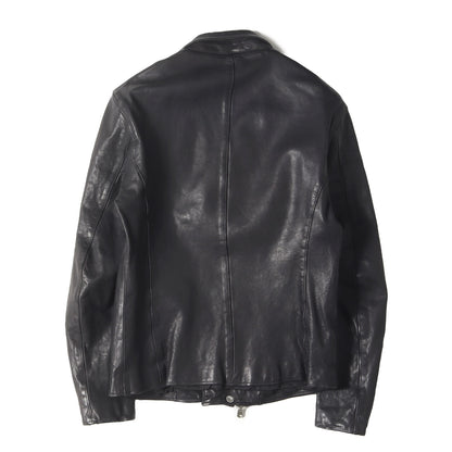 ソリッドワックス レザー ダブル ライダース ジャケット (Domestic Solid Waxed Kip Double Riders Jacket STL-027)