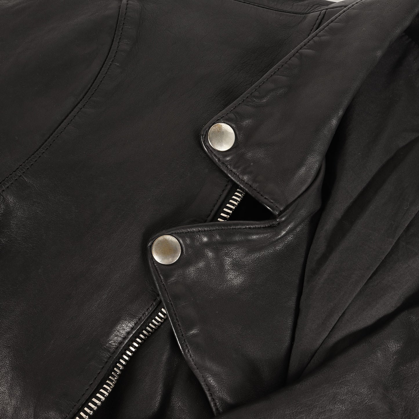 ソリッドワックス レザー ダブル ライダース ジャケット (Domestic Solid Waxed Kip Double Riders Jacket STL-027)