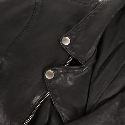 ソリッドワックス レザー ダブル ライダース ジャケット (Domestic Solid Waxed Kip Double Riders Jacket STL-027)