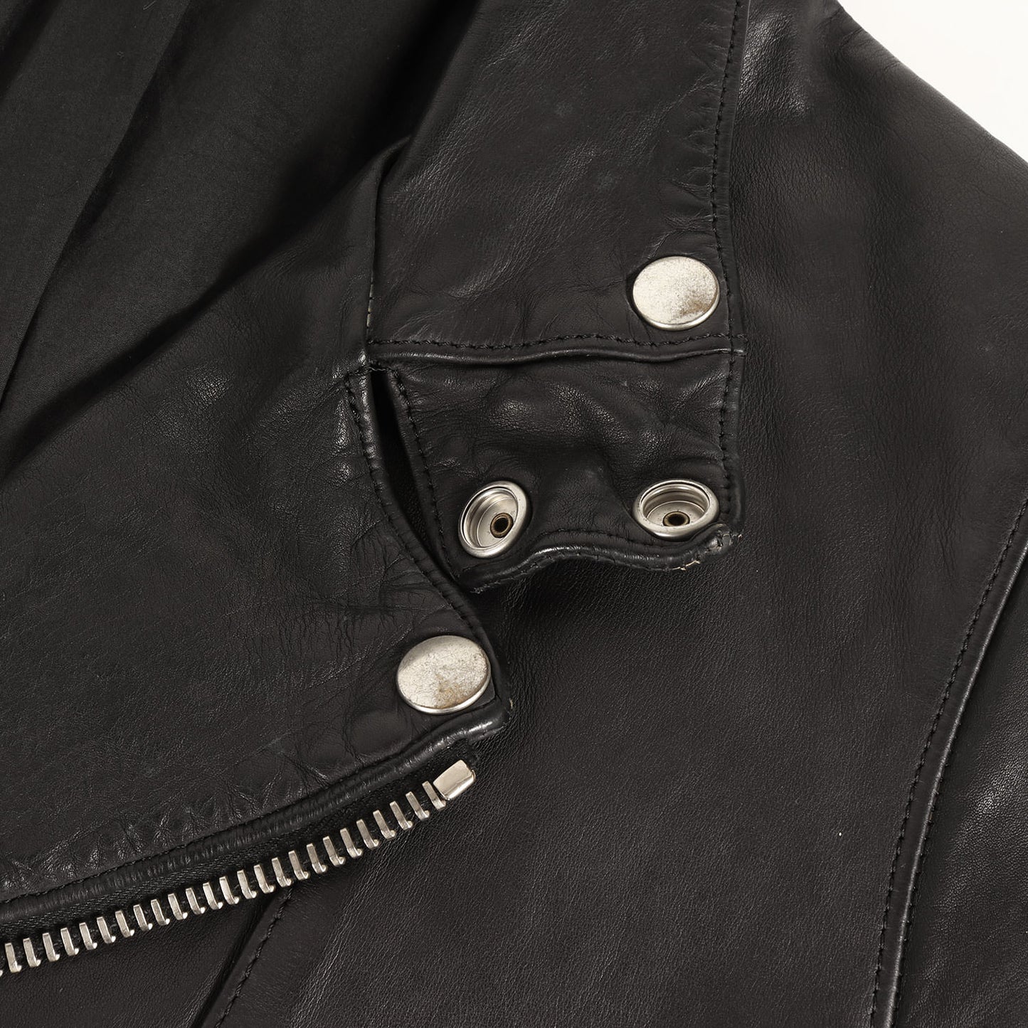 ソリッドワックス レザー ダブル ライダース ジャケット (Domestic Solid Waxed Kip Double Riders Jacket STL-027)
