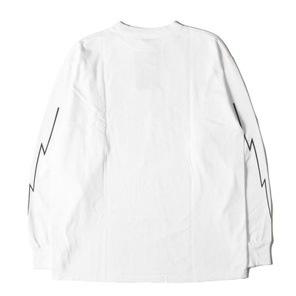 23AW × Screamin Wheels グラフィック ロングスリーブ Tシャツ (Screamin Wheels × SD Old School Lightning Long Sleeve T)