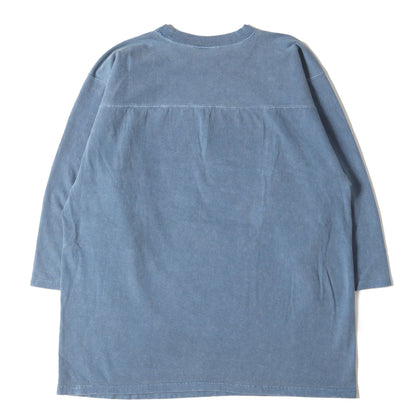 22AW ピグメント染め ウォッシュ加工 カレッジロゴ ヘビーウェイト フットボール Tシャツ (SD HEAVYWEIGHT FOOTBALL LOGO T)