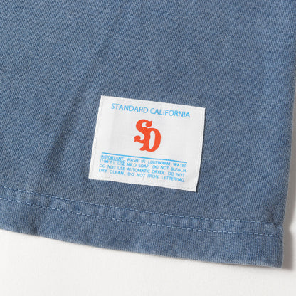 22AW ピグメント染め ウォッシュ加工 カレッジロゴ ヘビーウェイト フットボール Tシャツ (SD HEAVYWEIGHT FOOTBALL LOGO T)