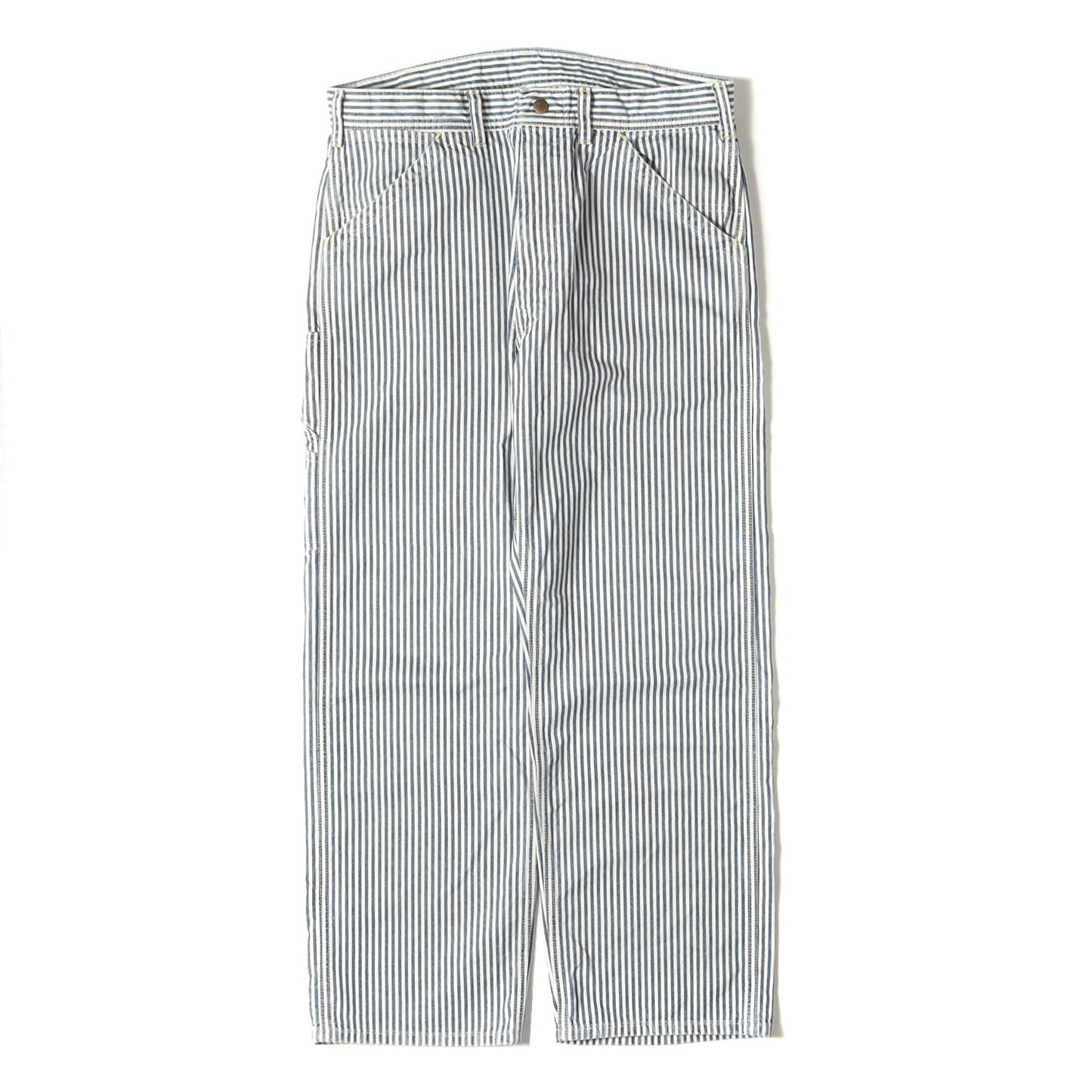 ヴィンテージ加工 ヒッコリーストライプ デニム ペインターパンツ (SD Painter Pants Vintage Wash)