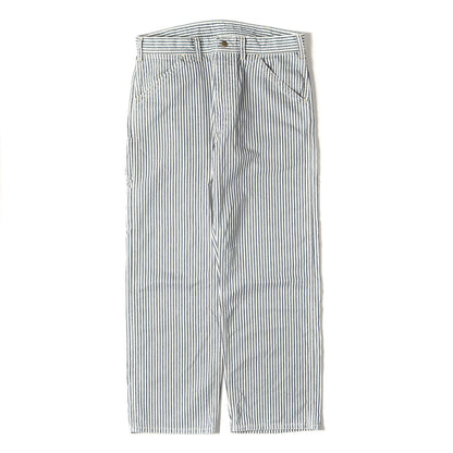 ヴィンテージ加工 ヒッコリーストライプ デニム ペインターパンツ (SD Painter Pants Vintage Wash)