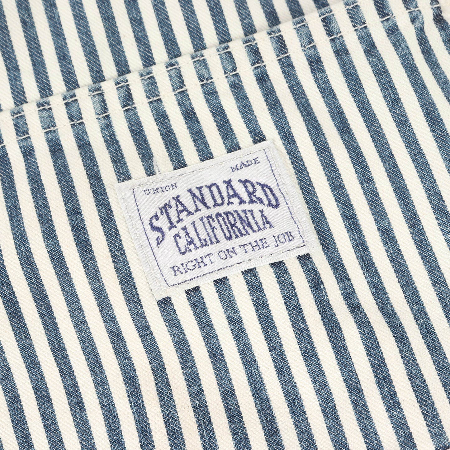 ヴィンテージ加工 ヒッコリーストライプ デニム ペインターパンツ (SD Painter Pants Vintage Wash)