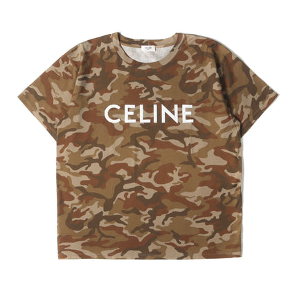 22SS ブランドロゴ カモフラージュ ルーズ Tシャツ(Loose Logo T-shirt)