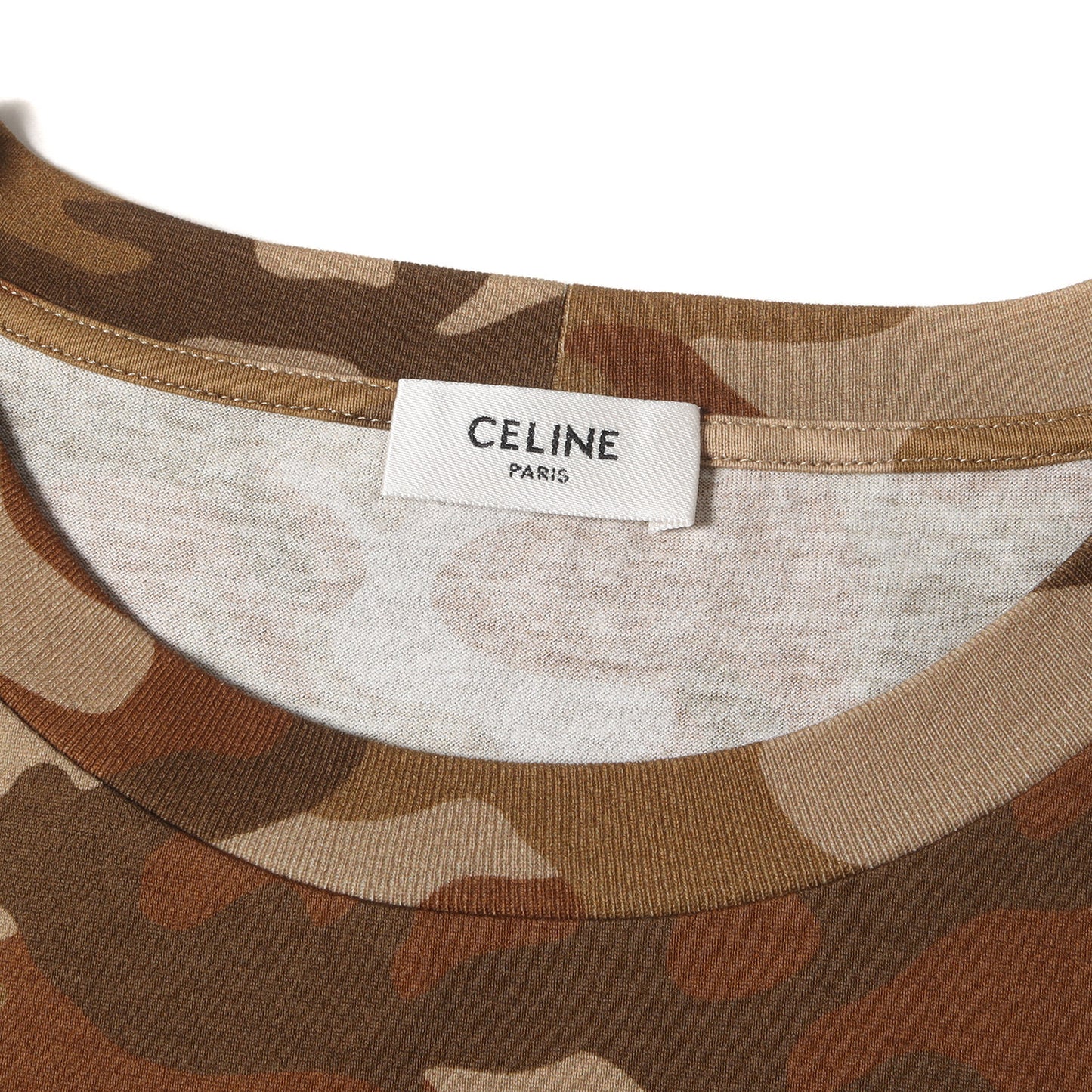 22SS ブランドロゴ カモフラージュ ルーズ Tシャツ(Loose Logo T-shirt)