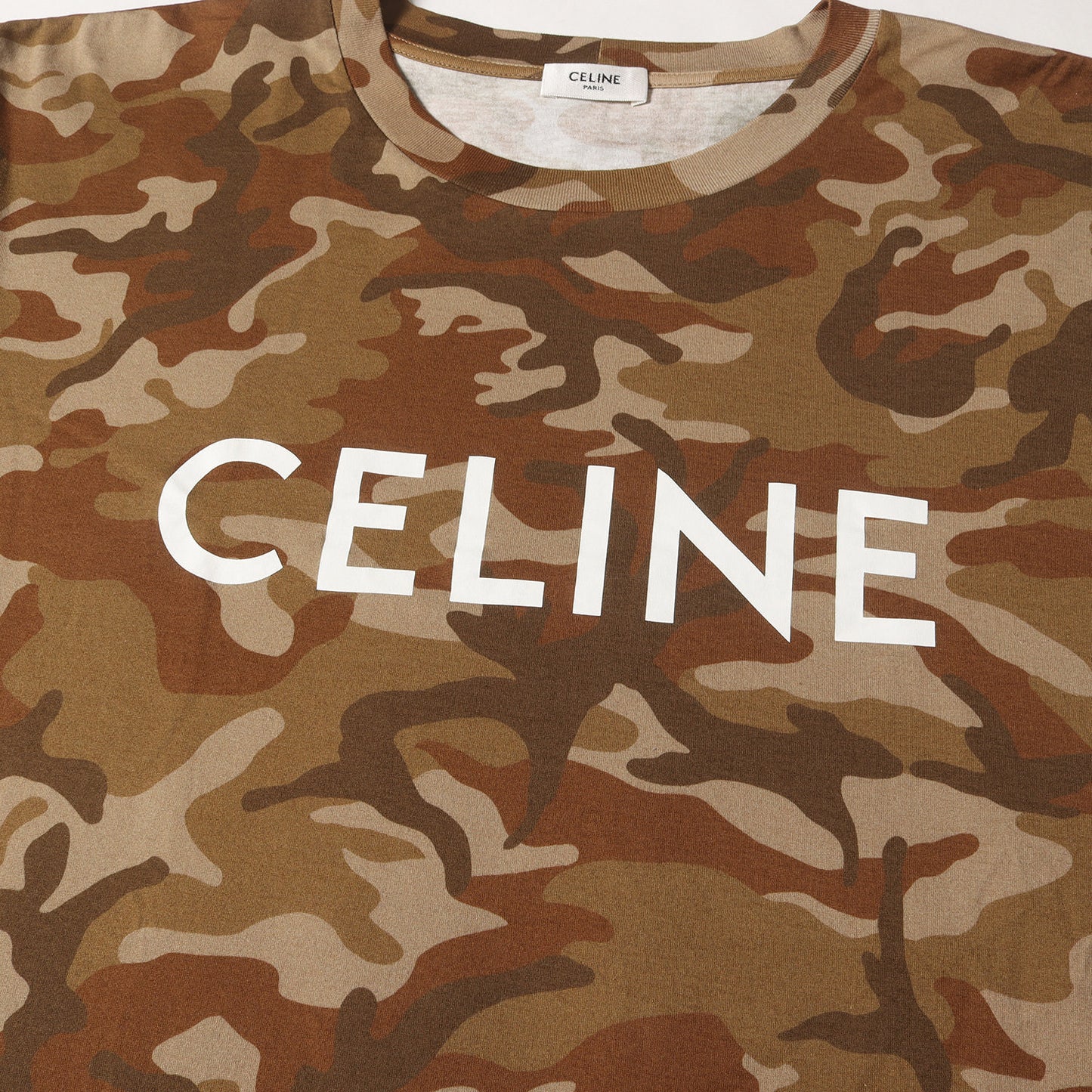 22SS ブランドロゴ カモフラージュ ルーズ Tシャツ(Loose Logo T-shirt)