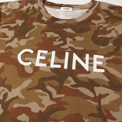 22SS ブランドロゴ カモフラージュ ルーズ Tシャツ(Loose Logo T-shirt)