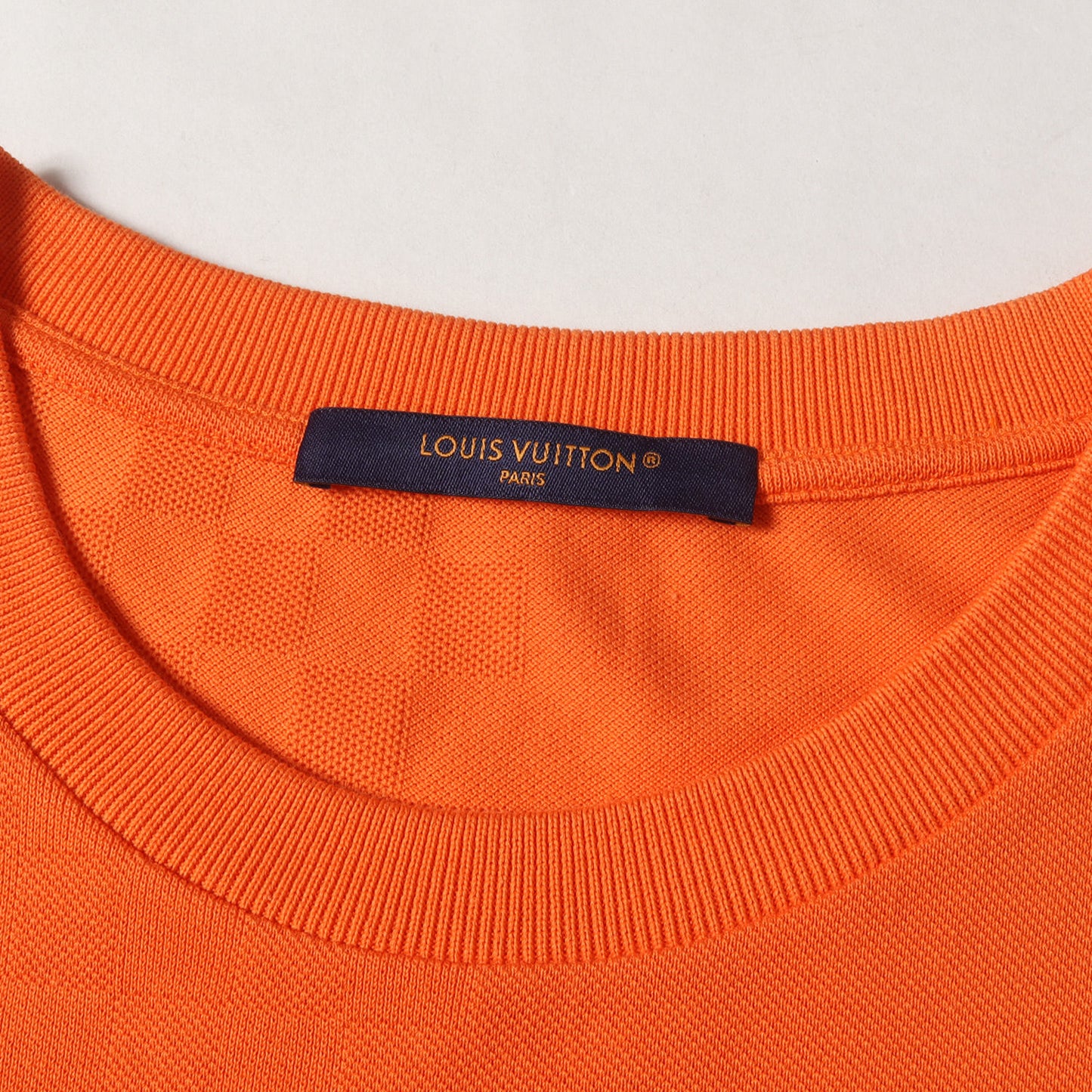 23SS ハーフダミエ 鹿の子 ポケット Tシャツ