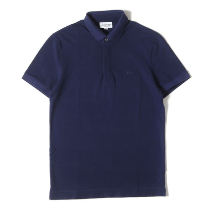 ワンポイント ワニ 刺繍 レギュラーフィット ストレッチ パリ ポロシャツ (PH5522)