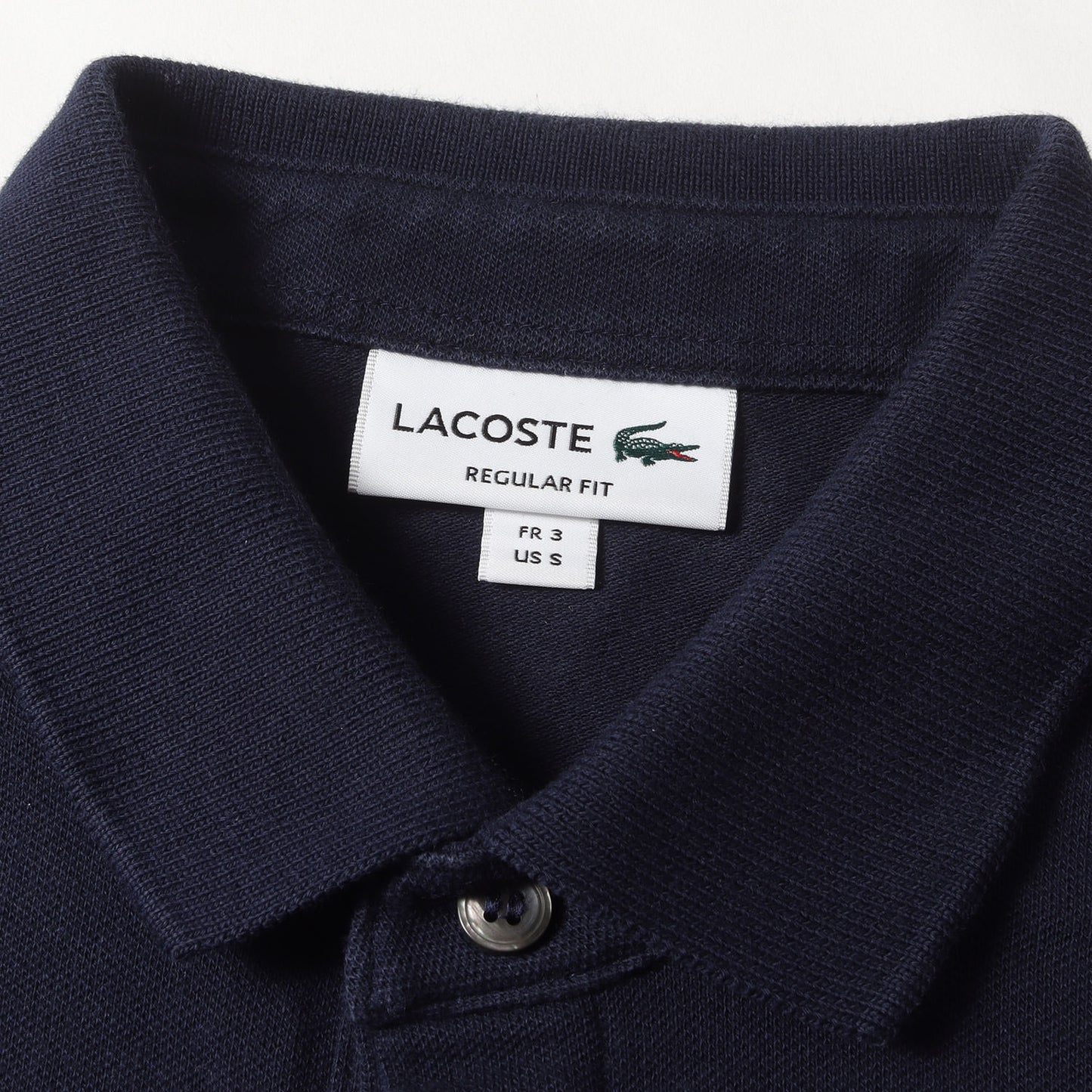 ワンポイント ワニ 刺繍 レギュラーフィット ストレッチ パリ ポロシャツ (PH5522)