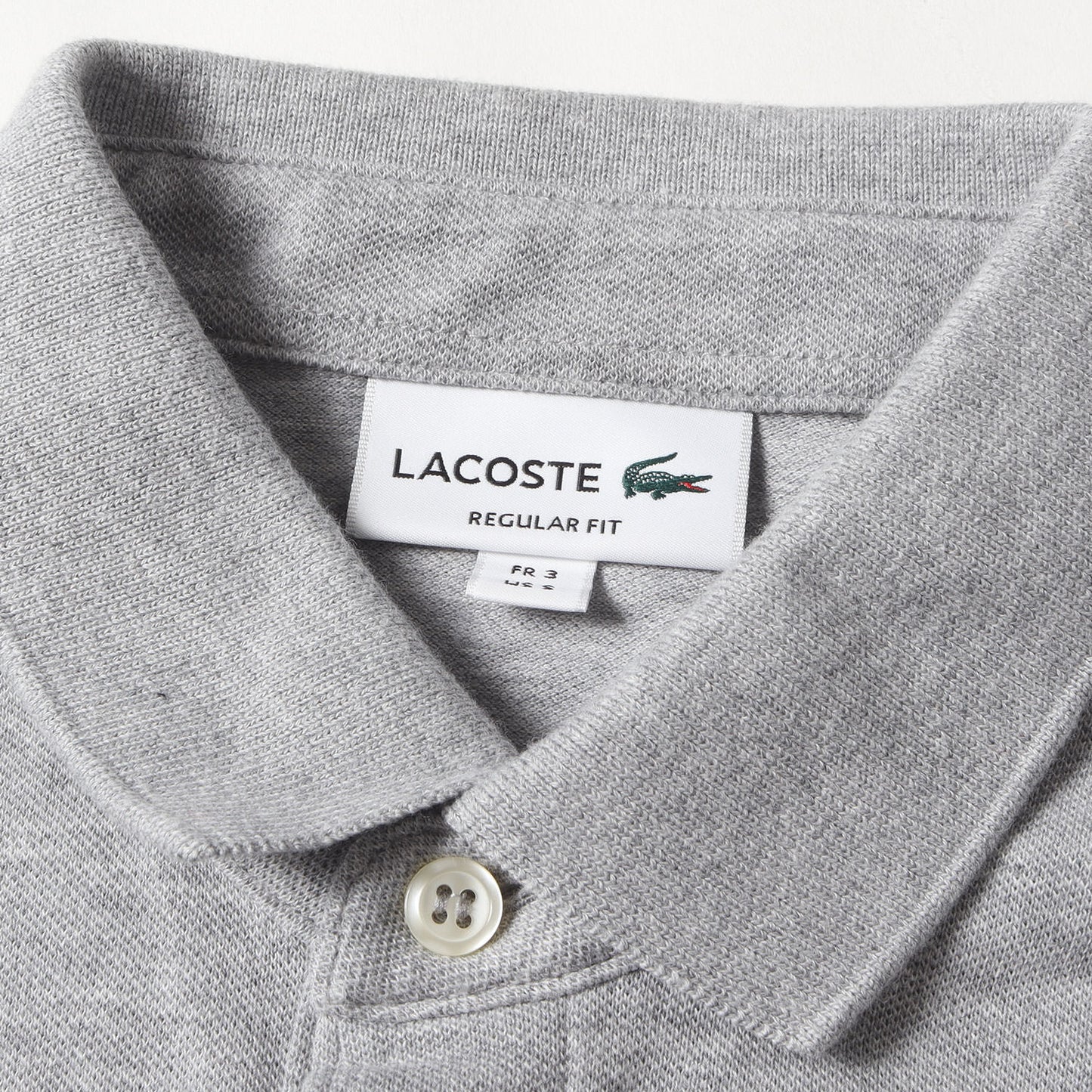 ワンポイント ワニ 刺繍 レギュラーフィット ストレッチ パリ ポロシャツ (PH5522)