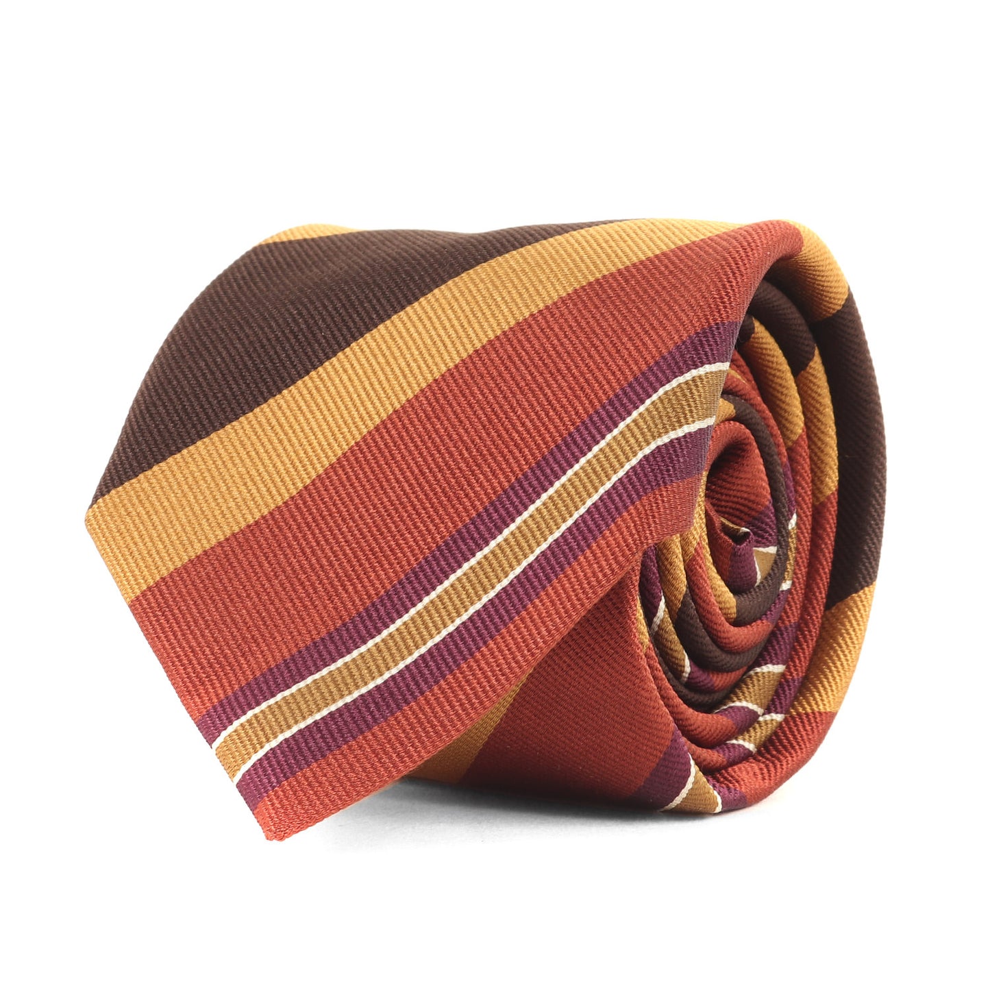 ジオメトリック ジャガード シルク レジメンタル ネクタイ