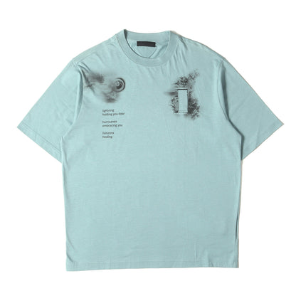 22SS 転写プリント クルーネック Tシャツ