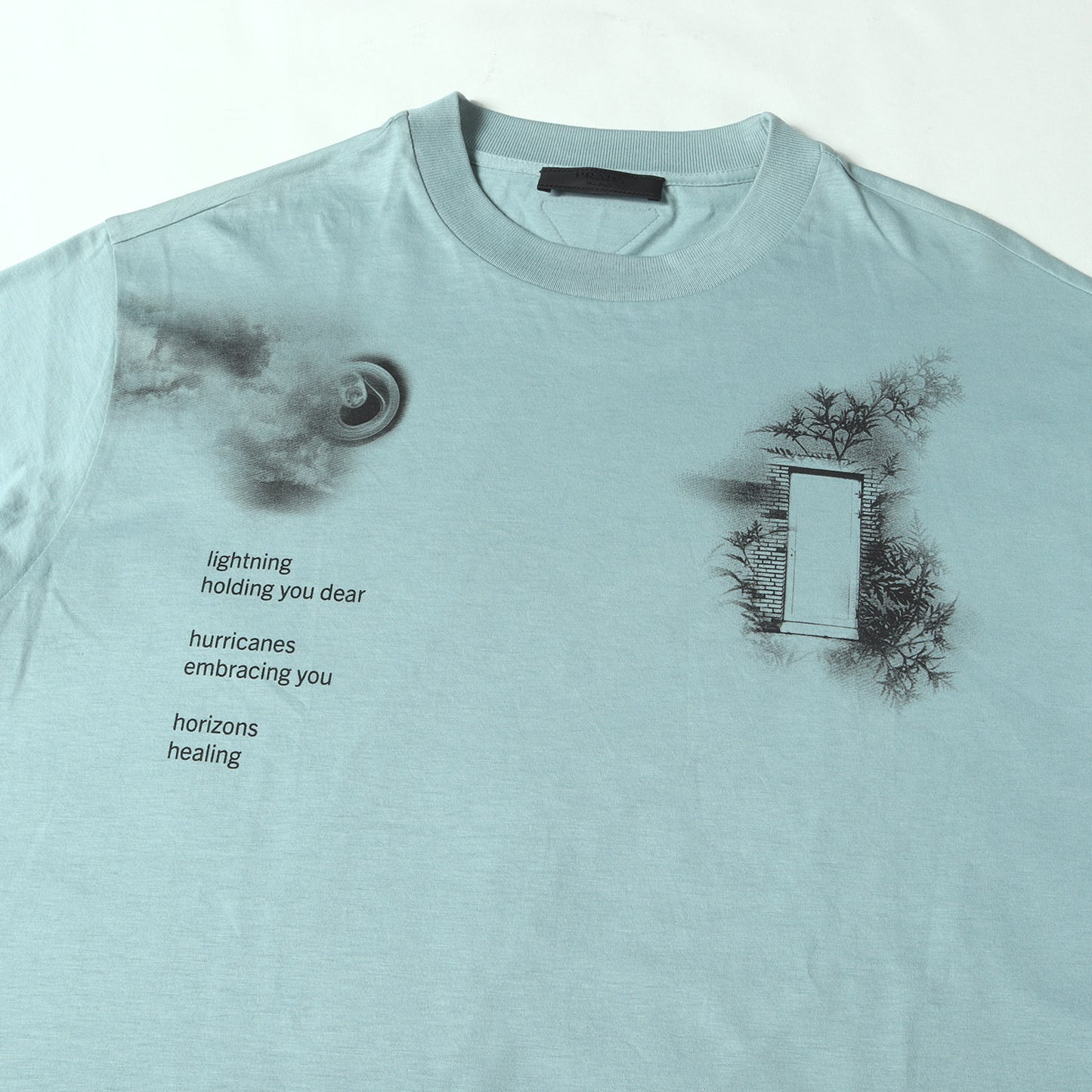 22SS 転写プリント クルーネック Tシャツ