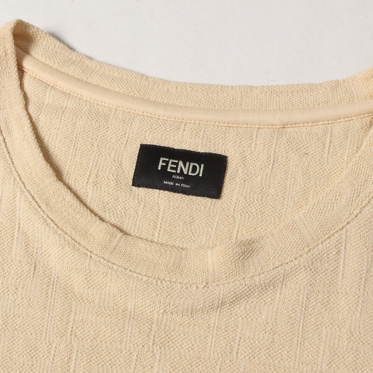 23SS ズッカ柄 クルーネック 鹿の子 Tシャツ