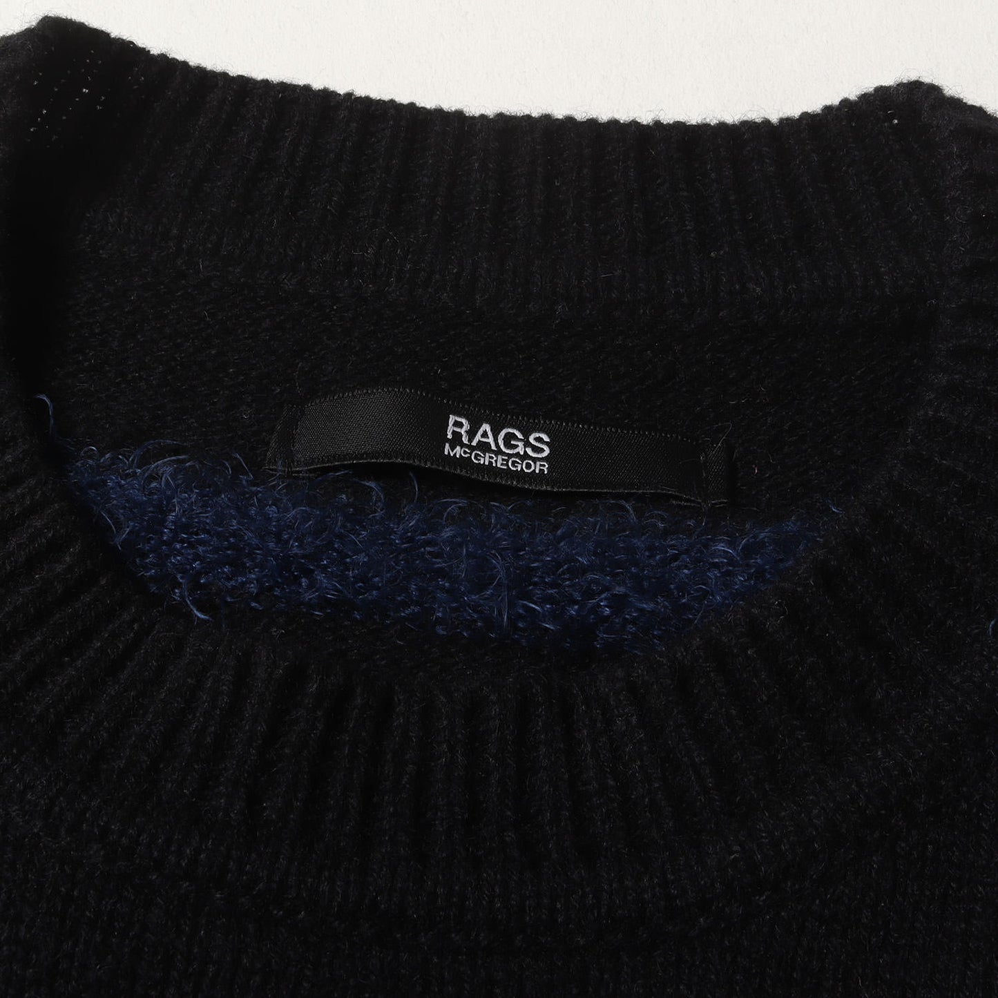 ボーダー クルーネック ウール ニット セーター (211737603)