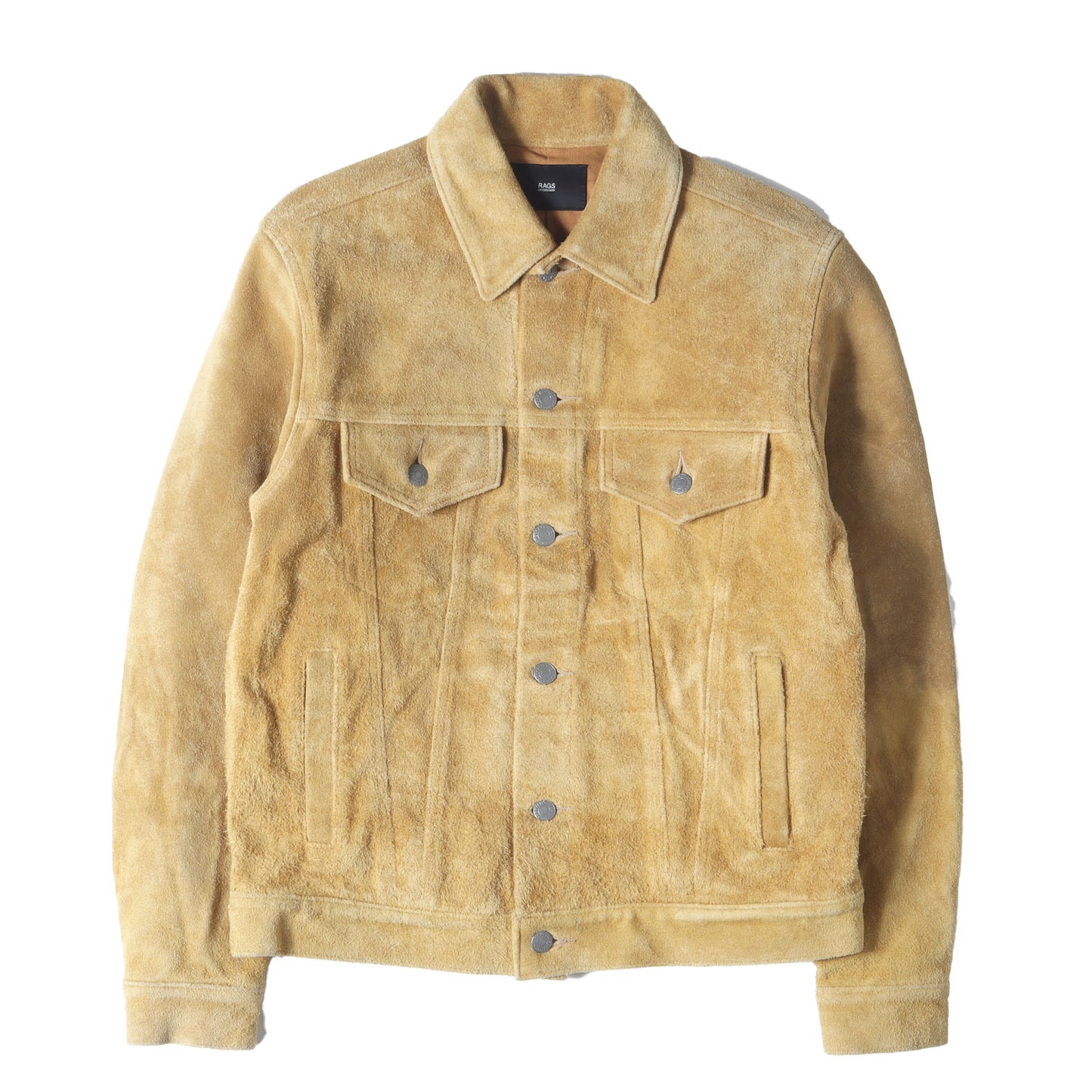 サードタイプ カウスウェード トラッカージャケット (3rd TRUCKER LEATHER JACKET 211147602)