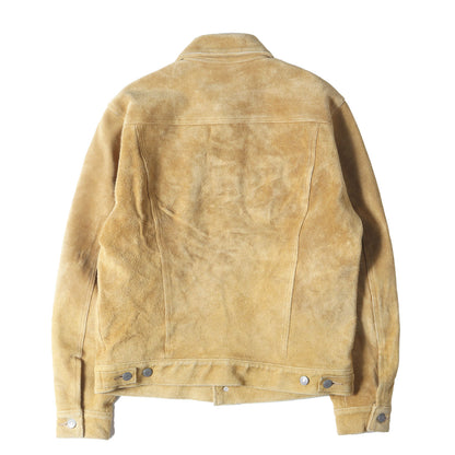 サードタイプ カウスウェード トラッカージャケット (3rd TRUCKER LEATHER JACKET 211147602)