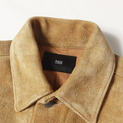 サードタイプ カウスウェード トラッカージャケット (3rd TRUCKER LEATHER JACKET 211147602)