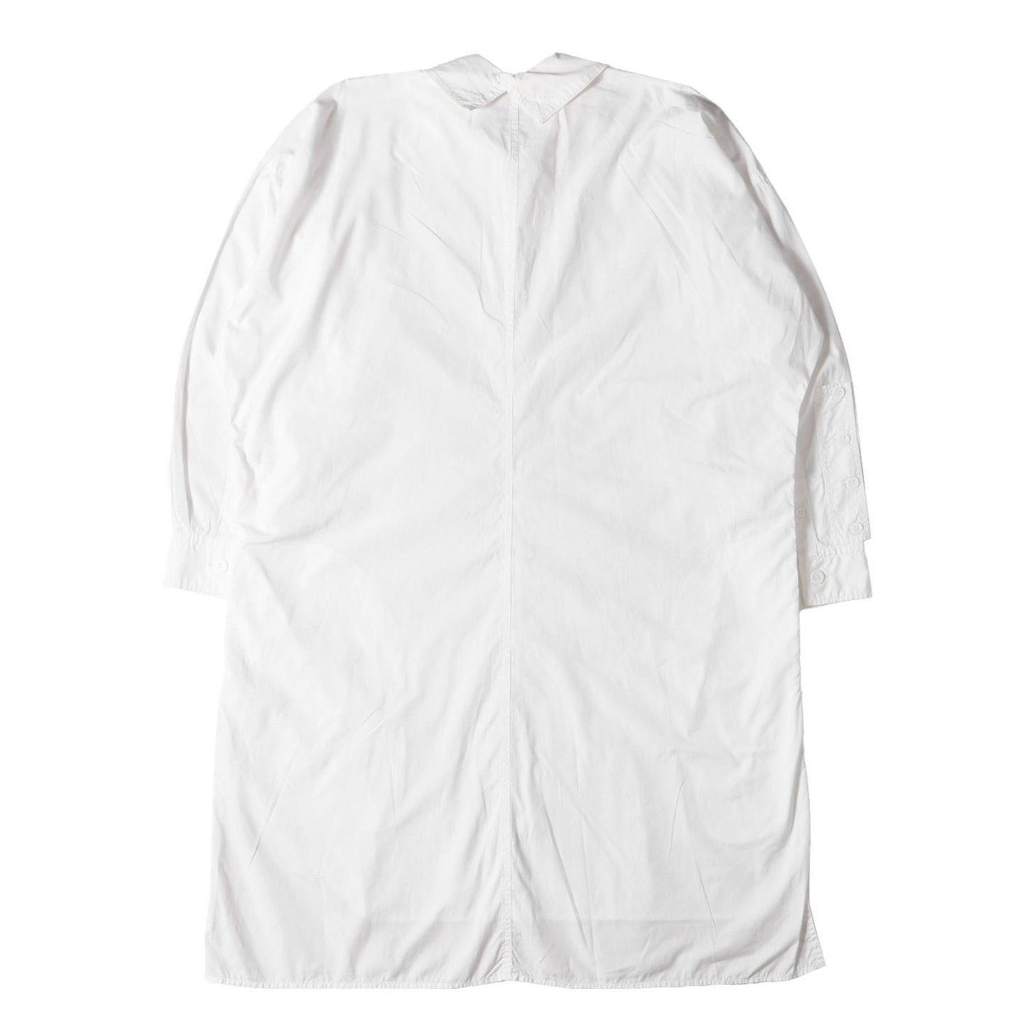 環縫い ブロード 衿マチ付 ロング シャツ (HV-B10-001) / POUR HOMME SAMPLE
