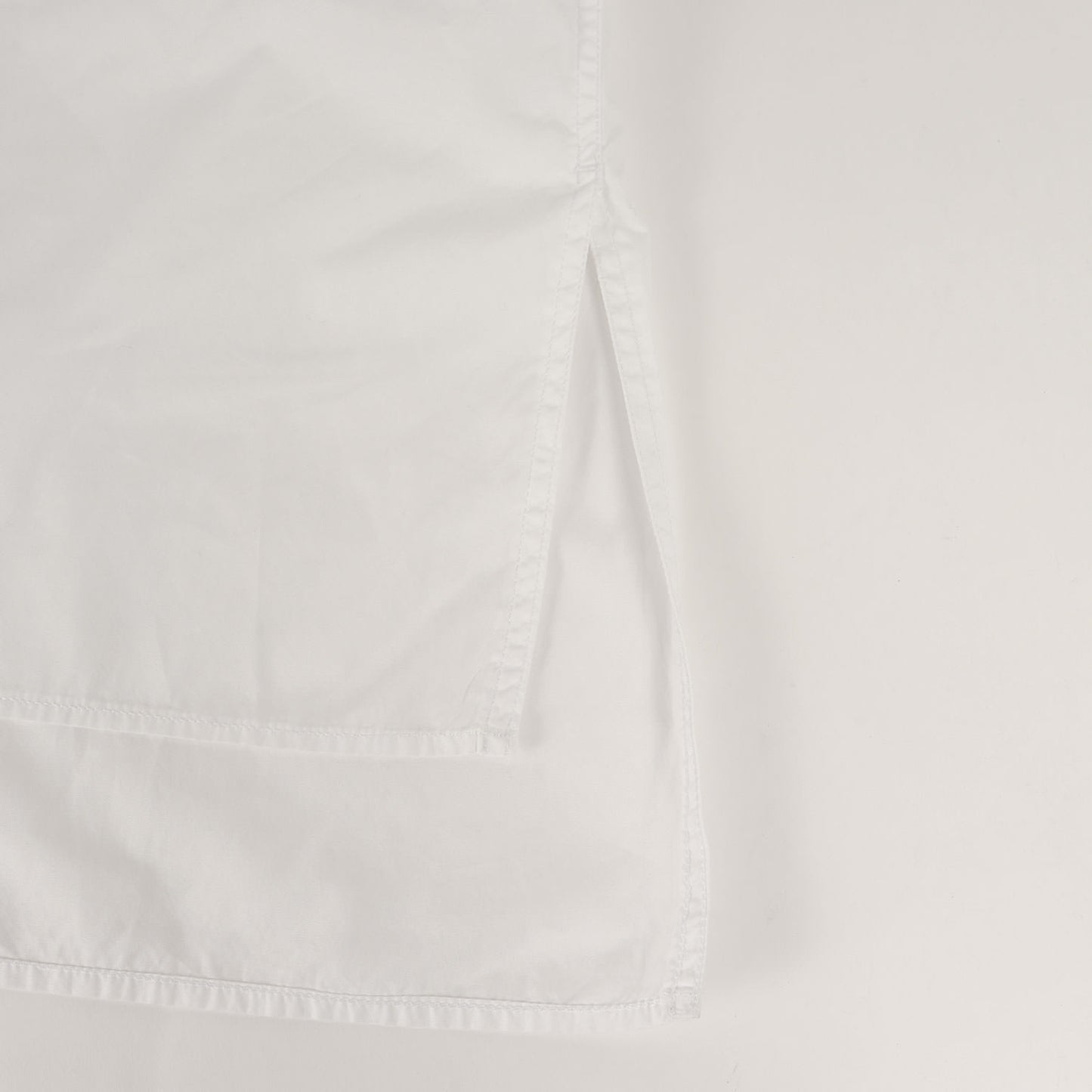 環縫い ブロード 衿マチ付 ロング シャツ (HV-B10-001) / POUR HOMME SAMPLE