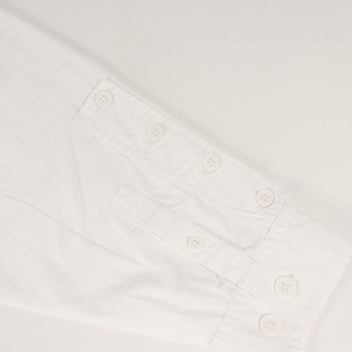 環縫い ブロード 衿マチ付 ロング シャツ (HV-B10-001) / POUR HOMME SAMPLE