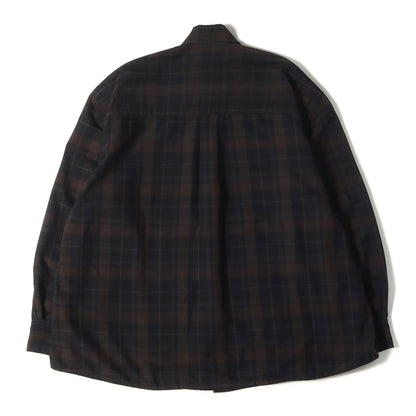 25SS シアー シャドーチェック シャツ (BORROWED SHIRT M2252OB)