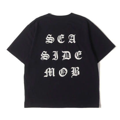 24SS × SEASIDE MOB バックロゴ ヘビーウェイト ポケット Tシャツ (3920900129)