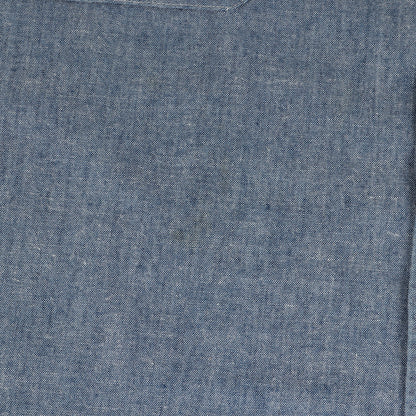 99AW 田中オム シャンブレー オープンカラー オーバーサイズ 半袖 シャツ (HB-020130)