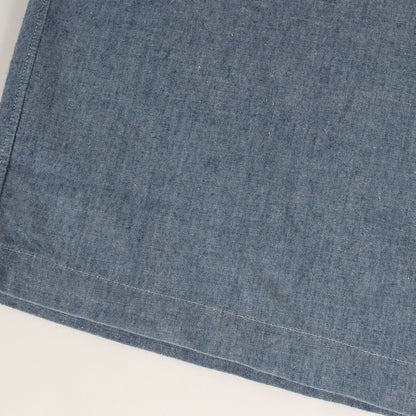 99AW 田中オム シャンブレー オープンカラー オーバーサイズ 半袖 シャツ (HB-020130)