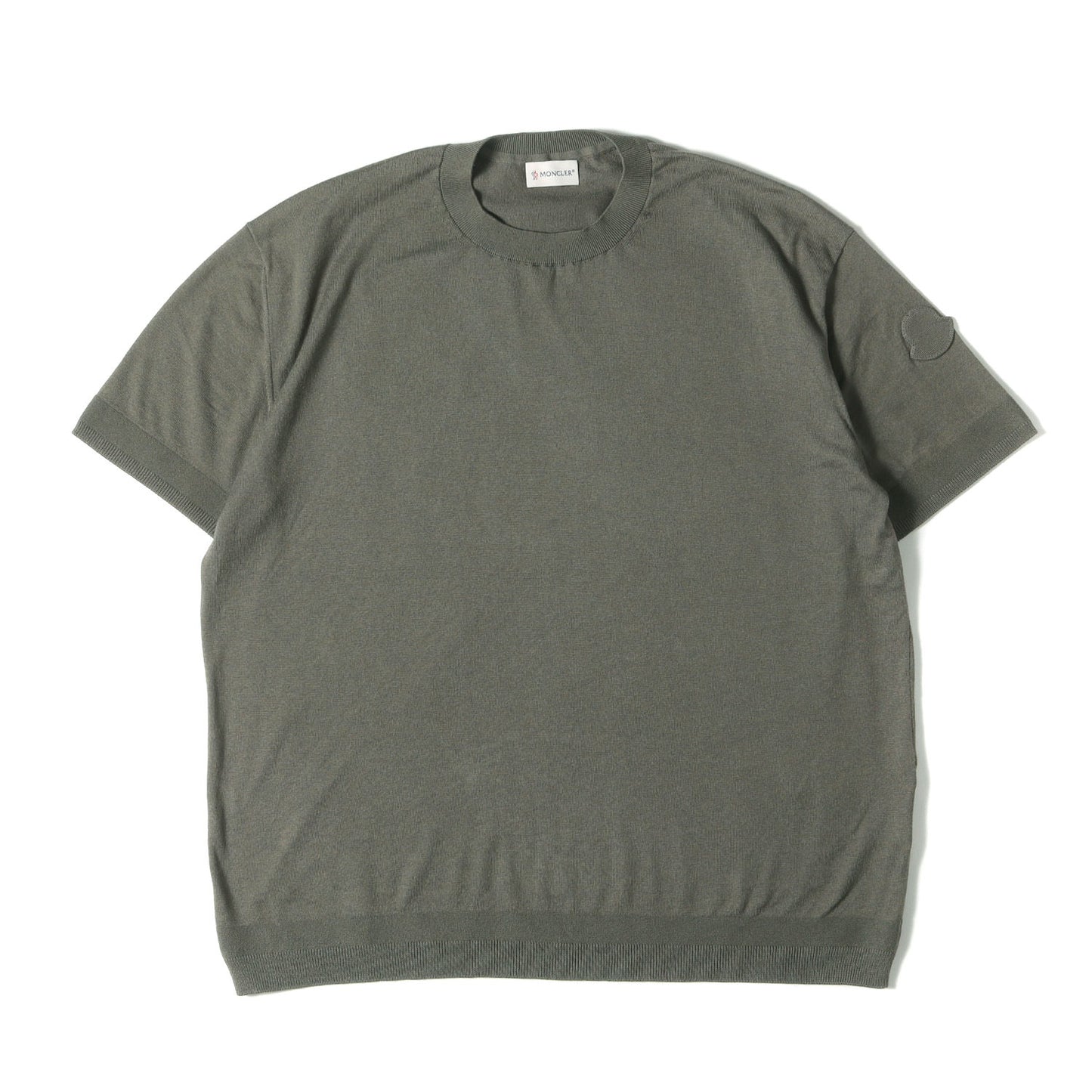25SS スリーブ アイコン 半袖 ハイゲージ シルクコットン ニット (GIRCOLLO TRICOT K10919C00011 M6329)