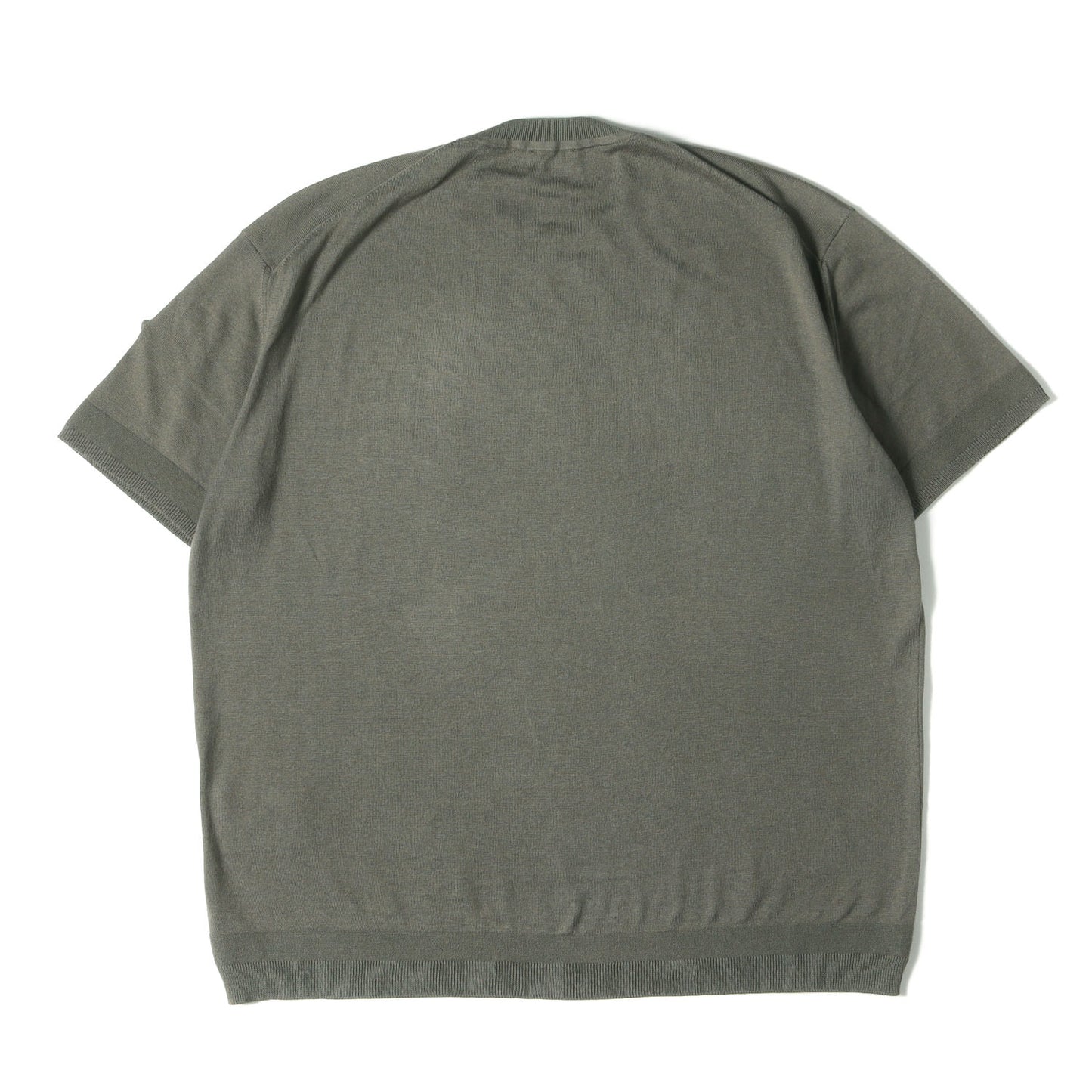 25SS スリーブ アイコン 半袖 ハイゲージ シルクコットン ニット (GIRCOLLO TRICOT K10919C00011 M6329)