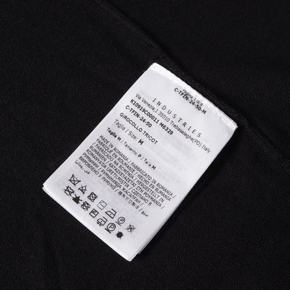 25SS スリーブ アイコン ハイゲージ シルクコットン 半袖 ニット Tシャツ (GIRCOLLO TRICOT K10919C00011 M6329)