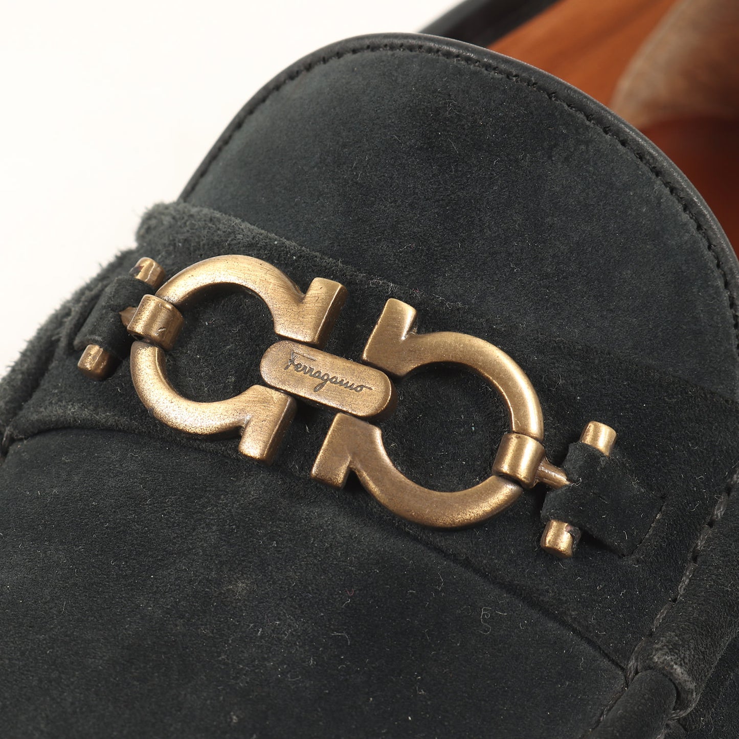 ガンチーニ スウェード レザー ローファー (UR 16277)