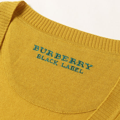 ワンポイント ホースマーク 刺繍 ハイゲージ ウール ニット カーディガン