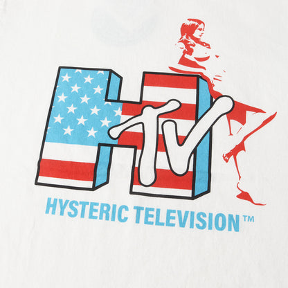 25SS HYSTERIC TELEVISION Tシャツ (02251CT23)