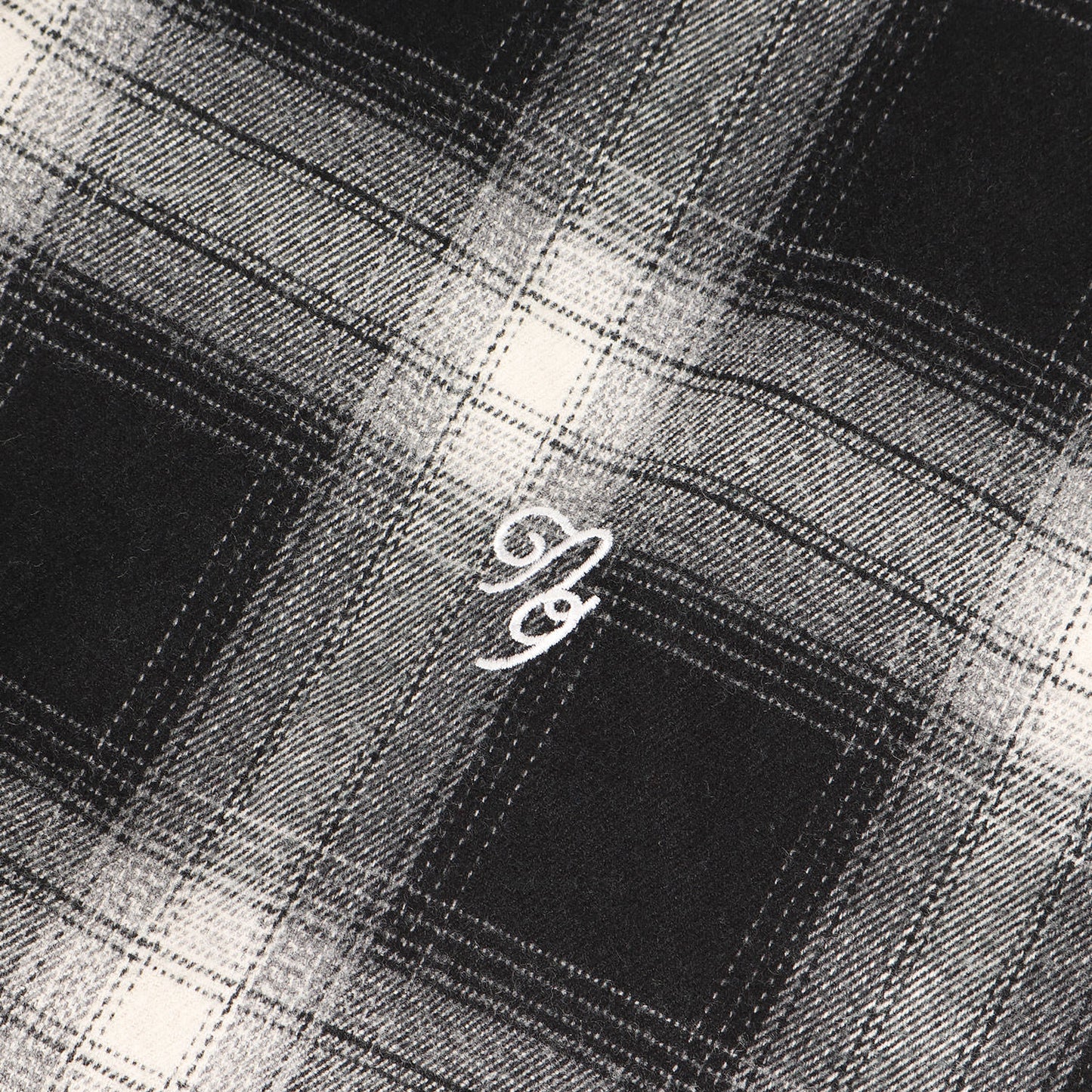 25SS スウェットフード付き オンブレチェック ツイルフランネル シャツ (COTTON TWILL OMBRE CHECK HOODIE SHIRT)