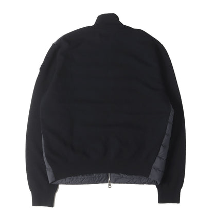 24SS ハイネック カシミヤ混ニット コンビ ダウンジャケット (CARDIGAN TRICOT J20919B00004 M4281)