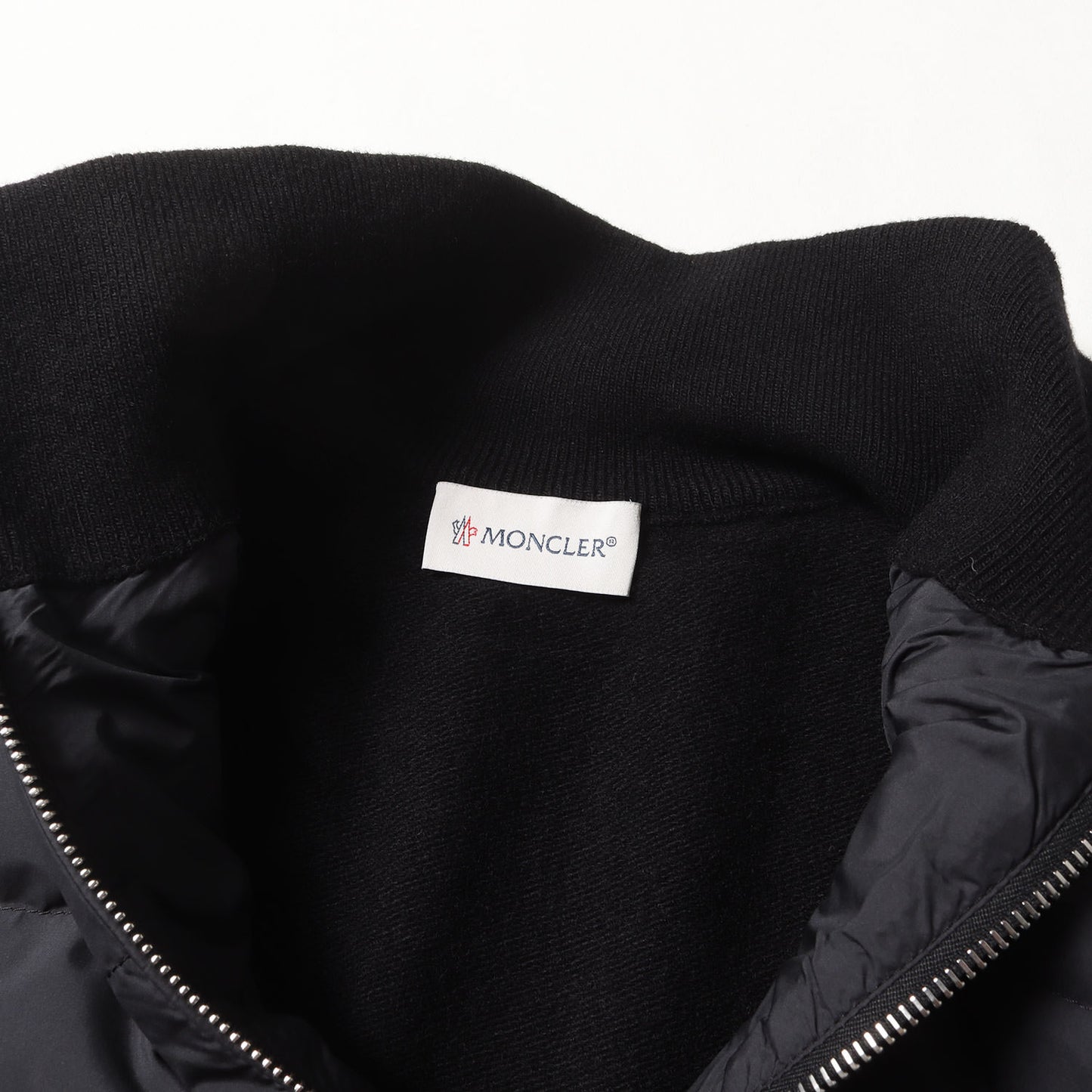 24SS ハイネック カシミヤ混ニット コンビ ダウンジャケット (CARDIGAN TRICOT J20919B00004 M4281)